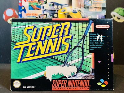 SUPER NINTENDO || SUPER TENNIS IN OVP + SPIELEANLEITUNG || BLITZVERSAND ||