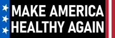 Make America Healthy Again Magnet Large 3x10 Bumper Sticker Size MAHA Magnet