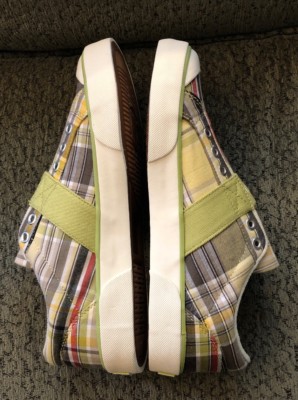 Polo Ralph Lauren gardener canvas slip-on shoes Madras multi  sz 6 women\'s 8 Floral Canvas Slip-On Sneaker main image 2