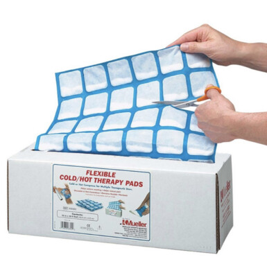 Mueller Flexible Cold/Hot Therapy Pads 16'' x 28' Roll Blue White New Sealed