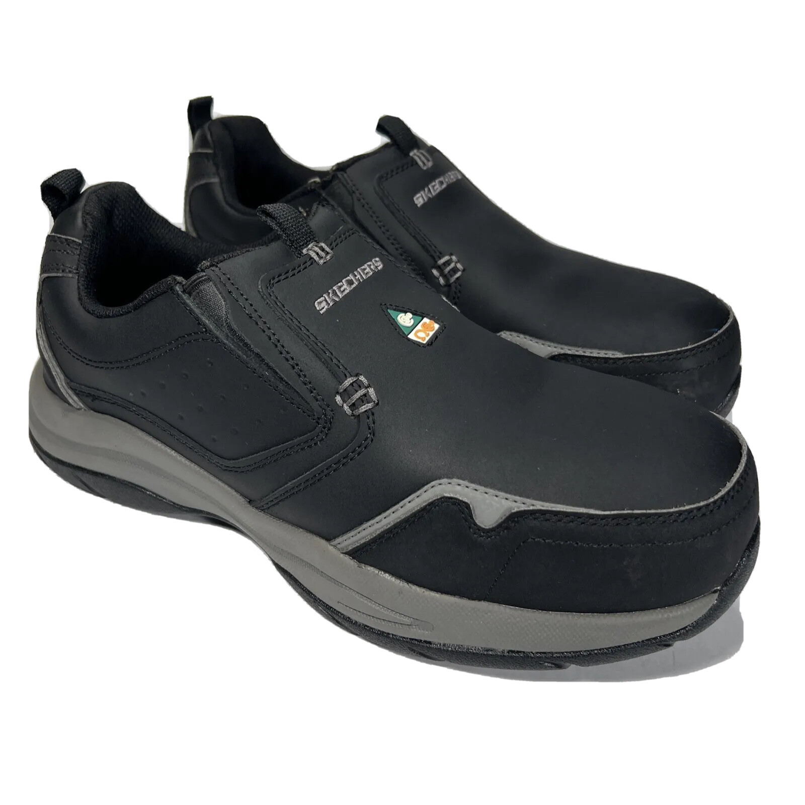 SKECHERS Work Shoes Slip On Safety 