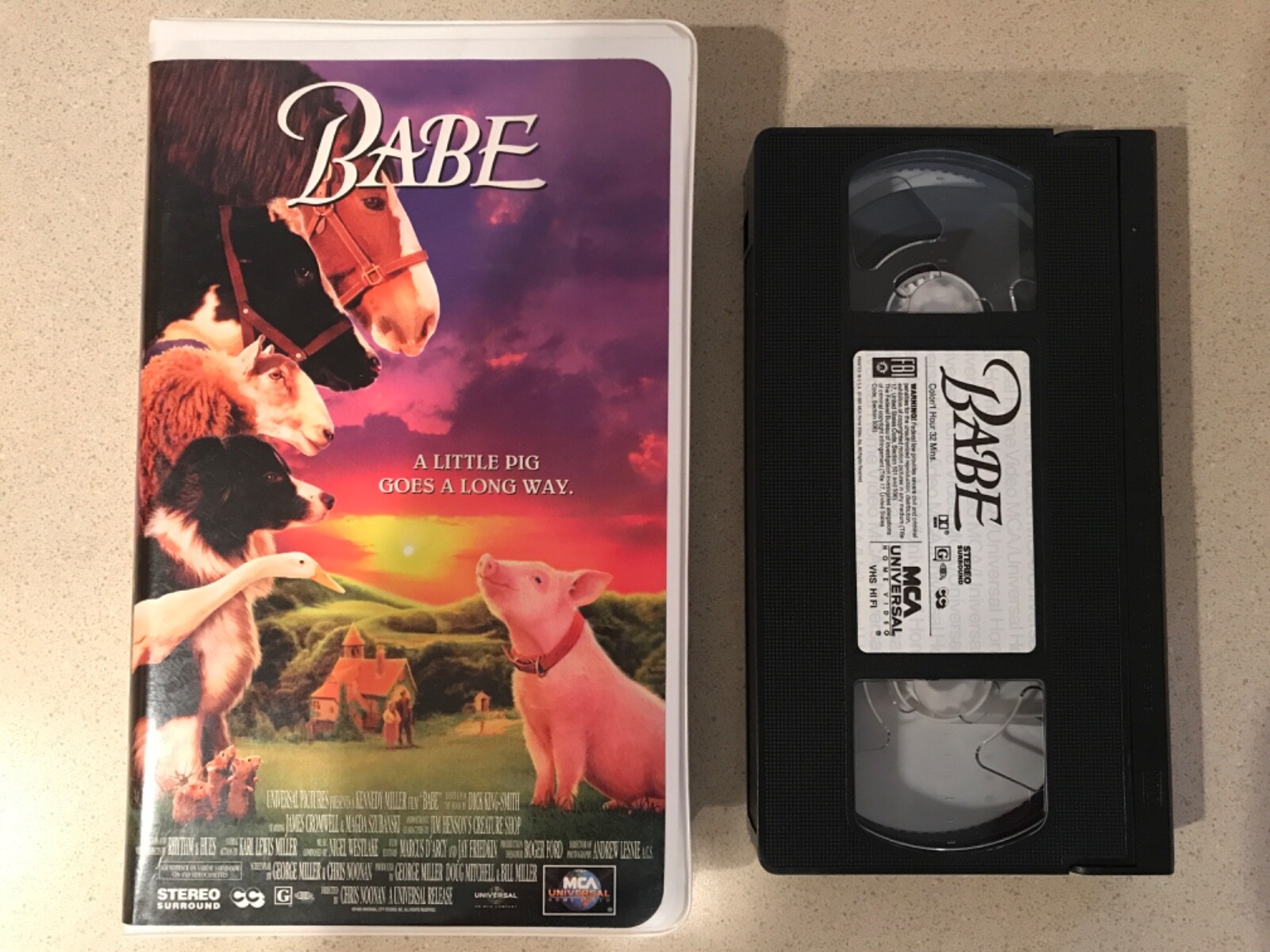 Babe (VHS, 1996, Clamshell) James Cromwell eBay