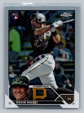 2023 Topps Chrome Update #USC41 Drew Maggi Refractor RC Pittsburgh Pirates