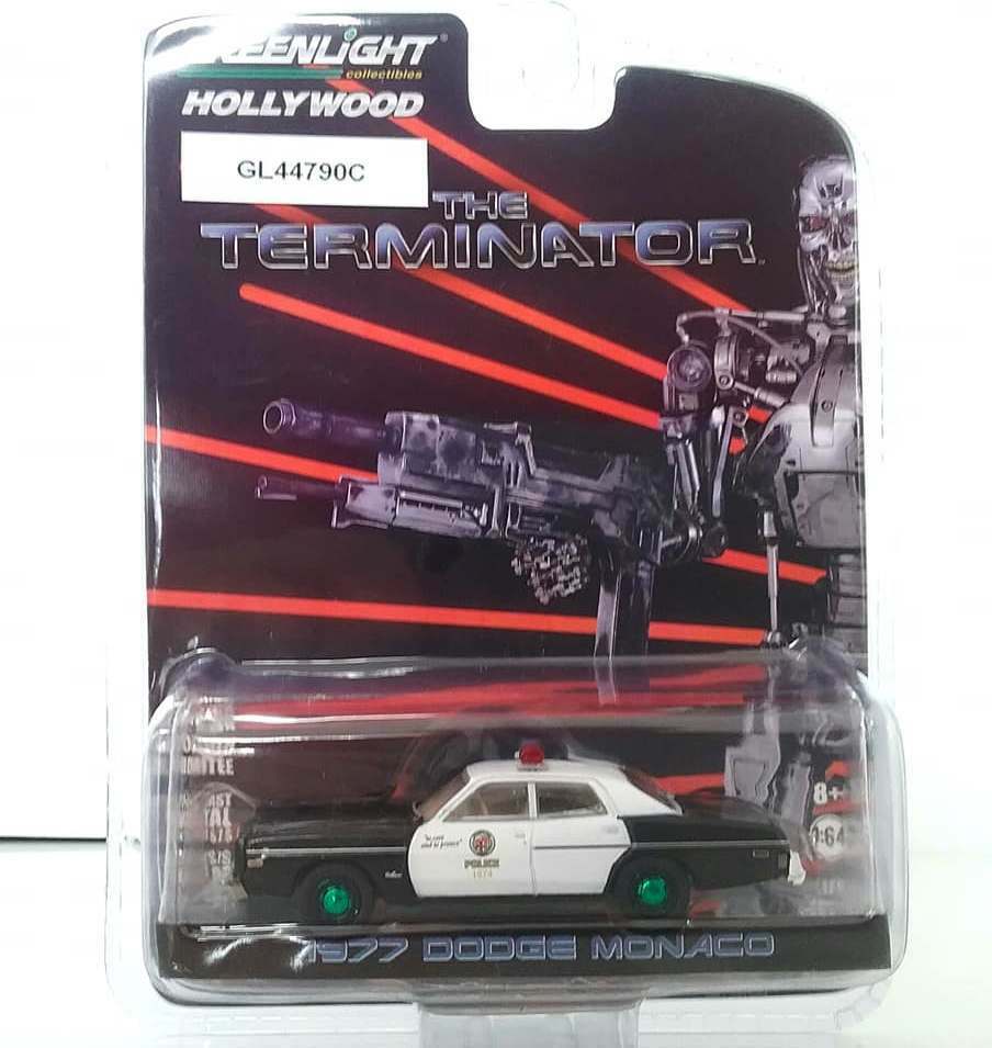 レア！ターミネーター2！1977 Dodge Monaco 1/24パトカー美品 Greenlight The Terminator 1977 Dodge Monaco Police Diecast