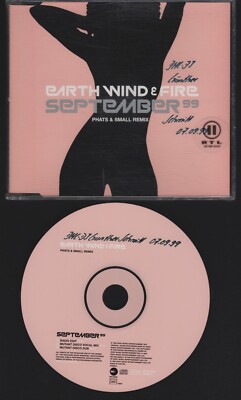 EARTH WIND & FIRE - SEPTEMBER 99 - PHATS & SMALL REMIX - 3 TRACK MAXI CD (LESEN)