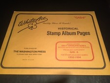 White Ace Stamp Album Supplement Pages -Great American Series Specialized-GAS-6