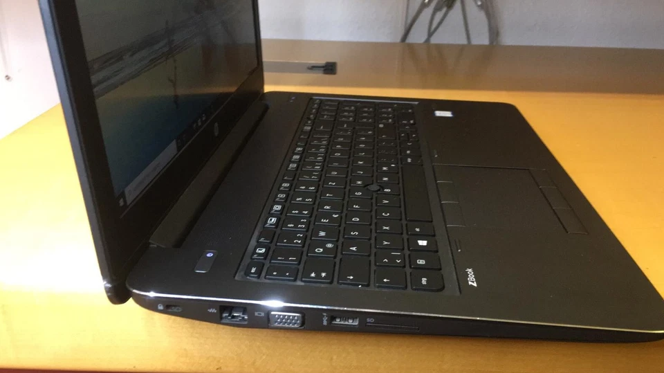 CAD ZERTIFIZIERTES WORKSTATION HP ZBOOK 15 G3 i7 4-KERNE 15,6"FHD 16GB 512SSD - Bild 4 von 4