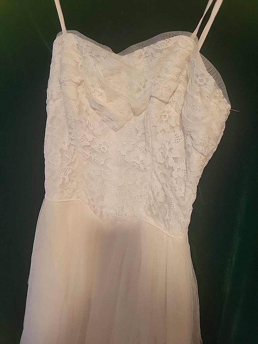 50s corset dress Real Vintage Party Tulle Cream 32 XS Size:3 Years Blue Brunch Dresses interview what to wear female Lace dress 24.0 3XL/Actual Waist