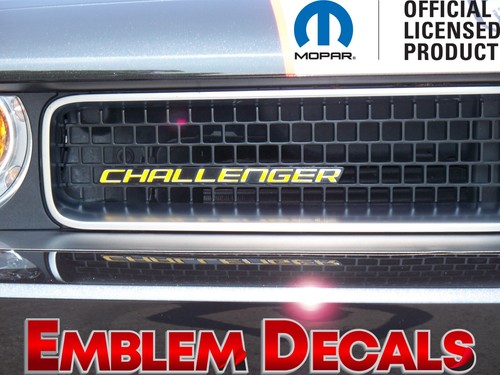 Dodge Challenger Grill Emblem Decal 2008 2009 2010 2011 2012 2013 2014 - Picture 6 of 61