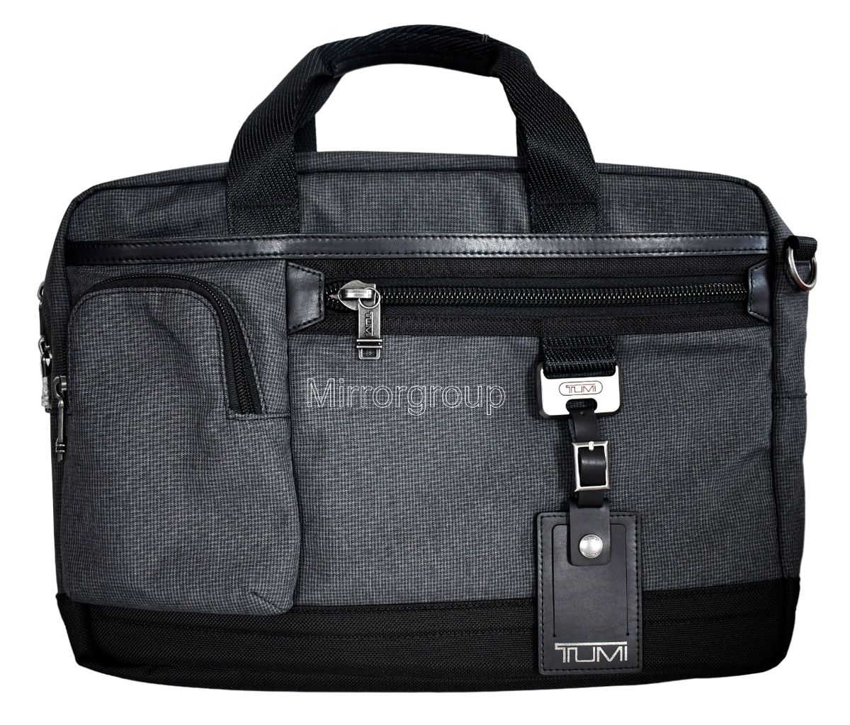 NEW TUMI Gray CARR COMMUTER EXPANDABLE TOP ZIP Briefcase NEW TUMI Gray CARR COMMUTER EXPANDABLE TOP ZIP Briefcase