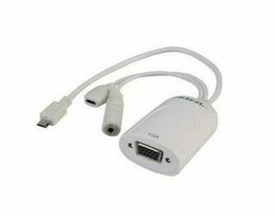 PRO SIGNAL MHL USB MICRO TO VGA AUX AUDIO 3,5 MM BUCHSE OTG TABLET VIDEO TV