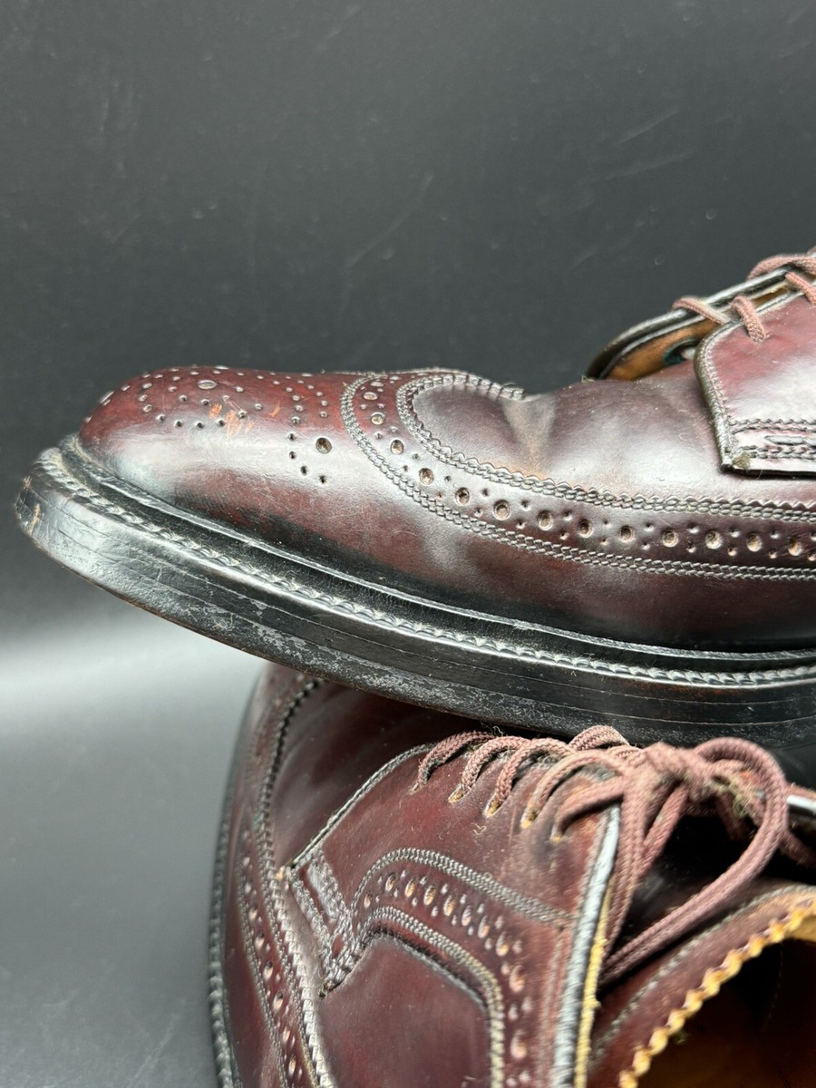 VTG Florsheim 93605 Shell Cordovan The Kenmoor Shoes Mens 10 B V