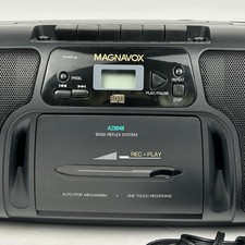 Magnavox AZ8048/17 Boombox CD-Casette Player-AM/FM Radio-W/Cord-Working