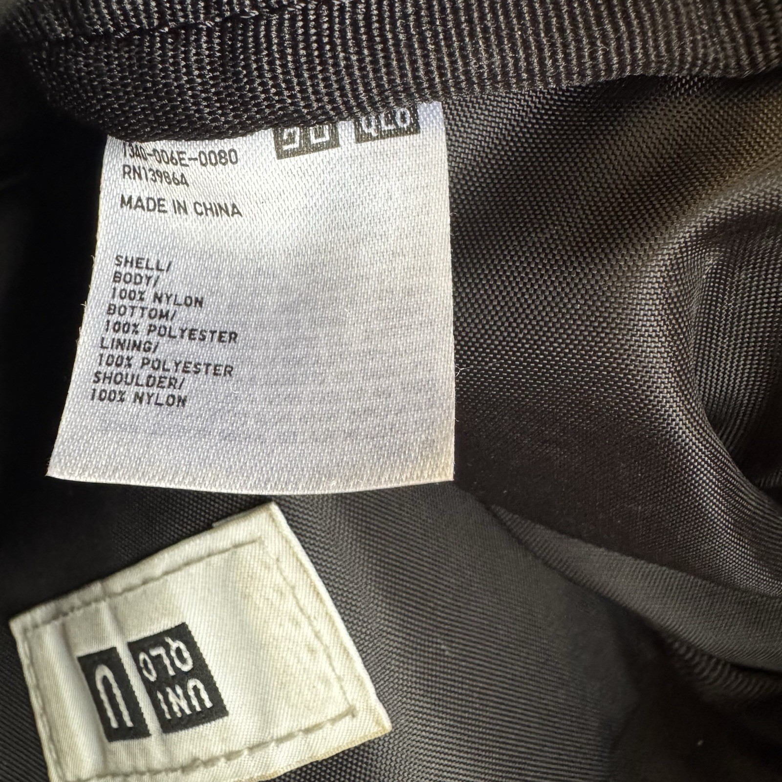 Uniqlo U Mini Messenger Shoulder Bag Black, Unisex, Christophe Lemaire thumbnail 6