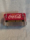 Coca Cola 1997 Nostalgic Red Fountain Service Sugar Packet Caddy Vintage