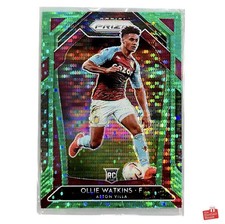 Panini 2020/21 Prizm PL Aston Villa Ollie Watkins Green Pulsar Rookie RC - #272