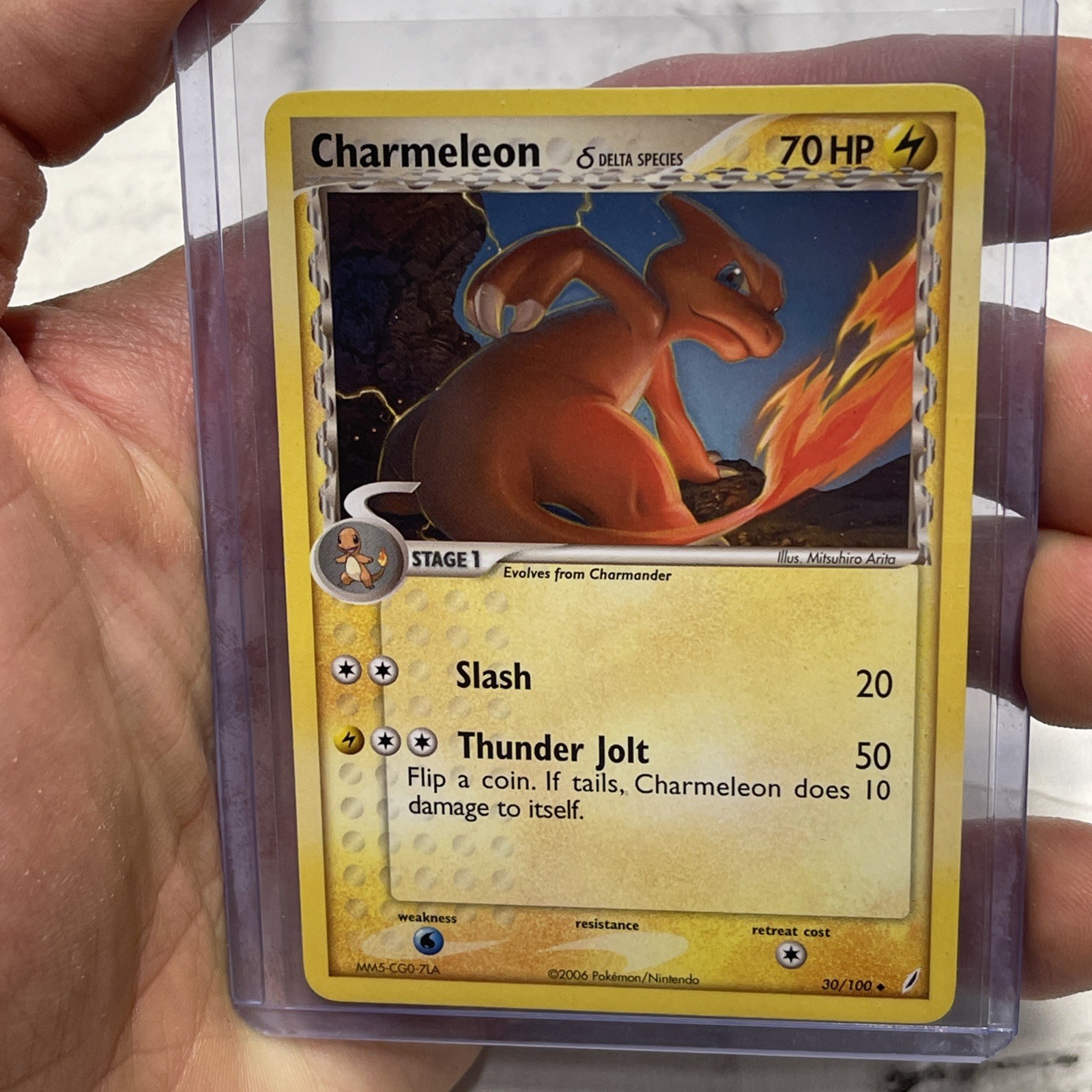 Pokemon TCG Charmeleon Delta Species 30/100 Crystal Guardians Regular NM 2006