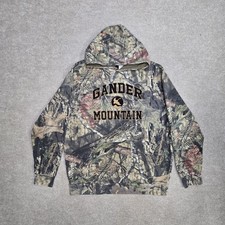 Vintage Gander Mountain Realtree Camo Embroidered Hoodie Mens Medium