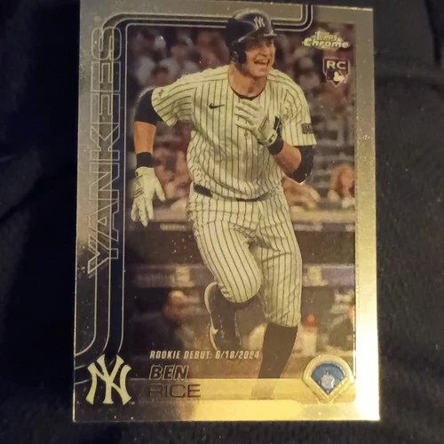 2025 Topps Chrome Update Series - Rookie Debut Ben Rice #USC138 (RC) NY Yankees
