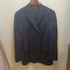 Peter Millar Sport Coat Blazer Mens 46R Blue Wool Single Breasted Notch Lapel