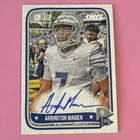 2024 Onyx Vintage Arrington Maiden Rookie On Card Auto RC Memphis Tigers