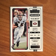Panini 2022 Contenders Season Ticket George Kittle #84 San Francisco 49ers Card