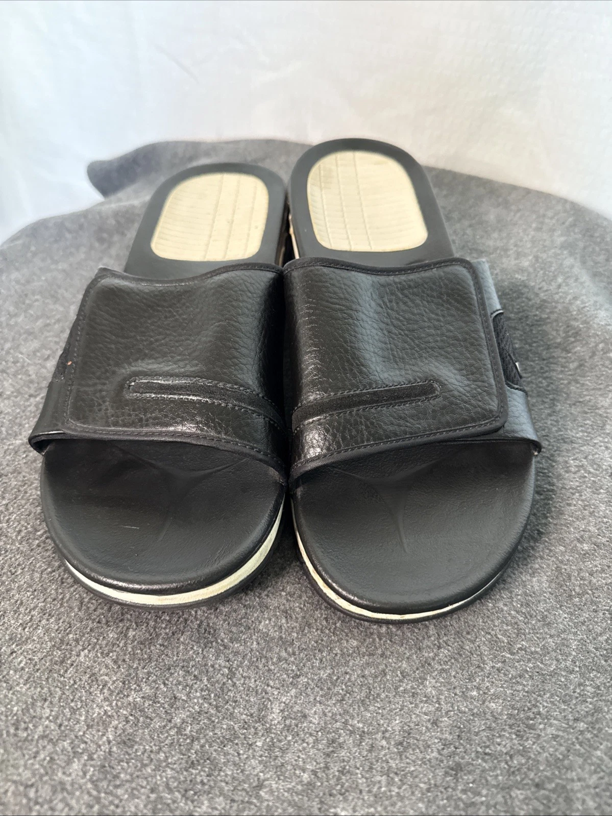 NIKE Sandalo uomo taglia 12 bianco e nero