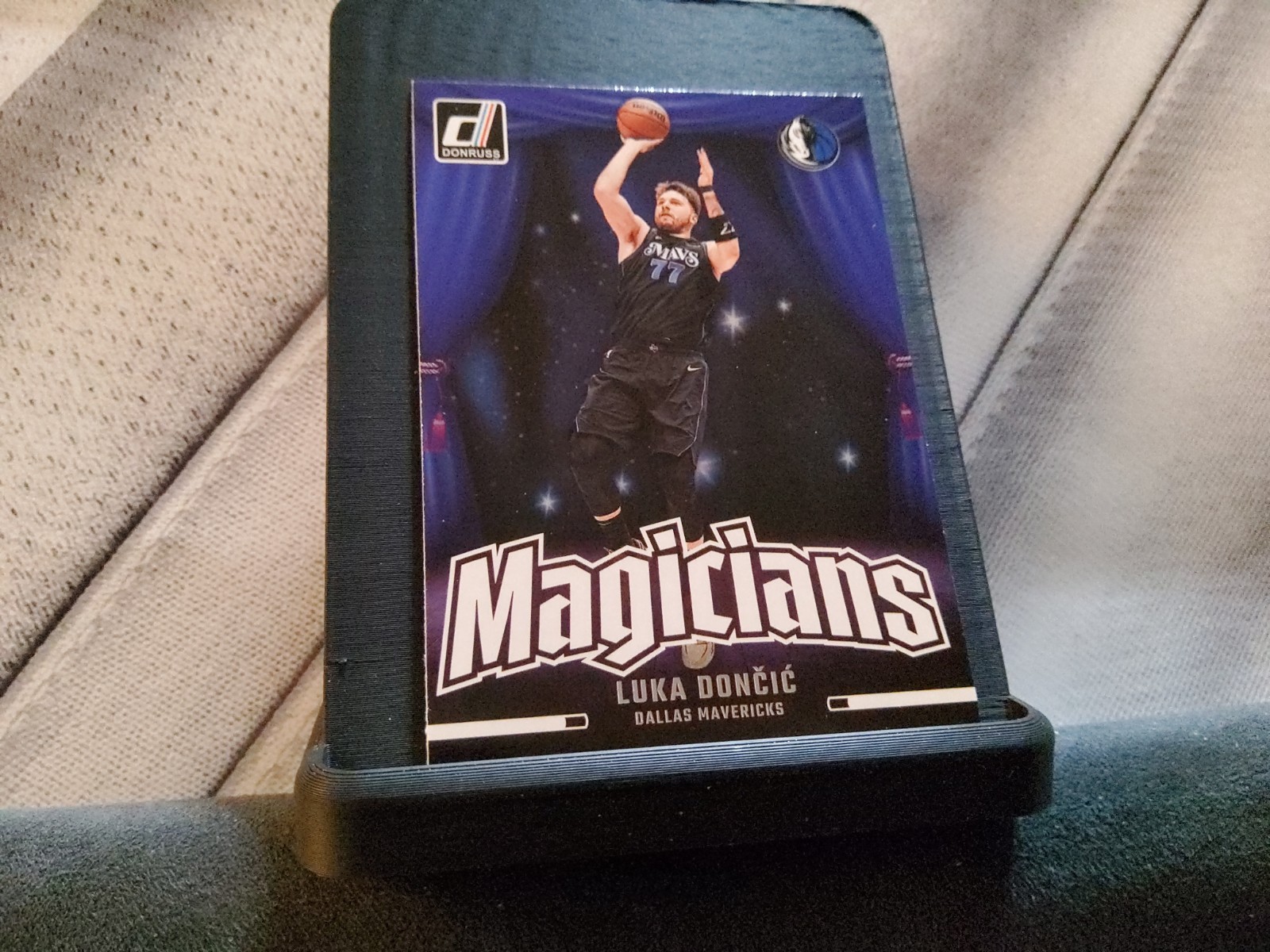 Luka Doncic #8 Basketball Cards 2024 Panini Donruss Magicians trading card — raw and PSA graded price guide