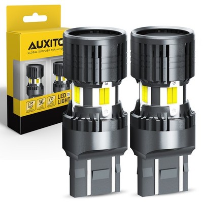 AUXITO 7440 7441 LED Back Up Reverse Light Bulb White 6000K 4-Sided Light Source