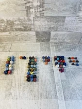 Lot Of 77 D&D Dungeons Dragons RPG Dice Mixed Assorted Gaming Role Playing