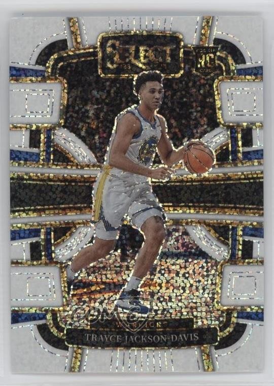 2023-24 Panini Select Concourse White Sparkle Prizm Trayce Jackson-Davis #84 8c1