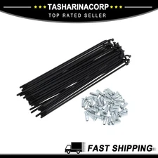 1Set 12G 160mm Length Bicycle Spokes Nipple Carbon Steel Universal