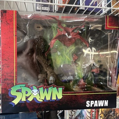 Mcfarlane Toys Spawn's Universe Deluxe Spawn on Throne 7-Inch Figure In Box