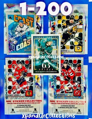 2025-26 Topps NHL Stickers 1-200 ~ You Pick