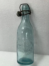 Antique 1900s, Bailed Blob~Top~ J & F SCHWORM 3 May Place Roxbury Mass. Scarce