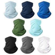 8 Pack Neck Gaiter Balaclava Gator Bandana Face Mask Cooling UV Protection Fa...