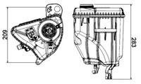 AusgleichsbehäLter KüHlmittel Mahle CRT 3 000S FüR F10 F11 BMW Kunststoff 5Er