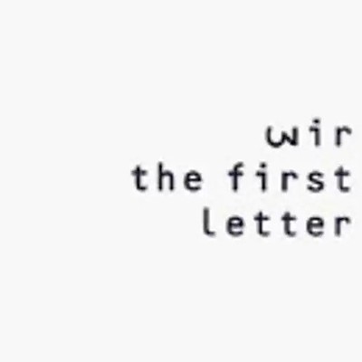 Wir - First letter (1991)