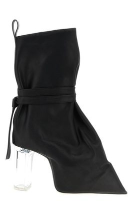 RICK OWENS Tied Taco Kiss Ankle Boots New & Authentic | eBay