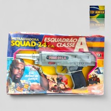 RARE GLASSLITE 🇧🇷 A-TEAM SQUAD 24 C.A. MACHINE GUN BRAZIL SEALED BOX VINTAGE
