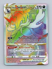 Hisuian Samurott VSTAR 197/189 Rainbow Rare Astral Radiance Pokemon Holo NM on eBay