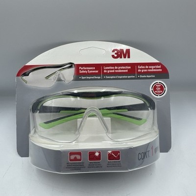 3M Safety Eyewear Sports Inspired Design, Clear, Anti-Fog, 47100-WZ4