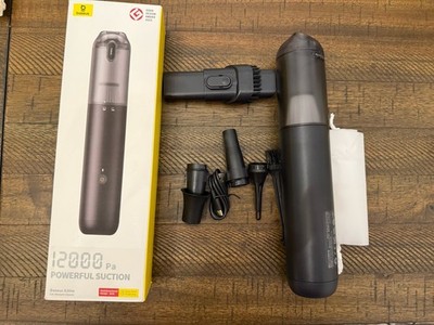 Baseus A3 Lite Car Vacuum Cleaner 12000pa . NEW Open Box. Works Great!
