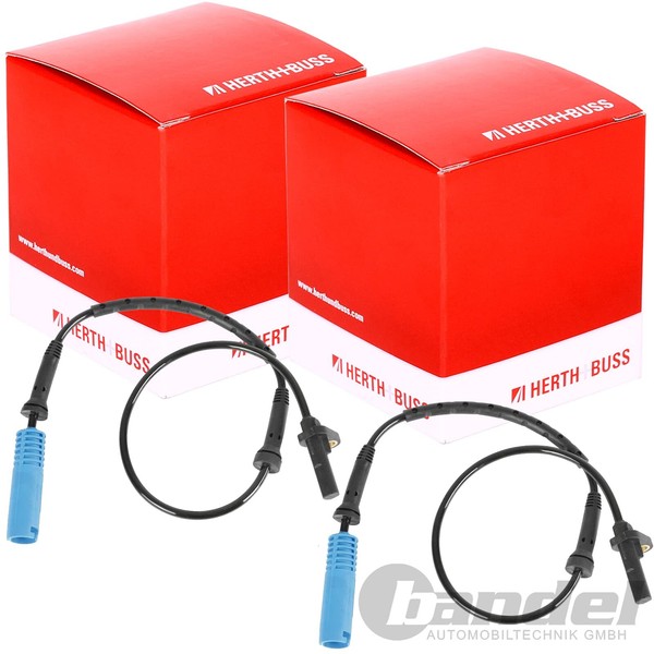 2X Herth+Buss ABS-SENSOR Raddrehzahl Vorne Links+Rechts Passend FüR Bmw X5-image
