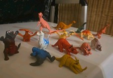 VINTAGE D D CHINASAUR PATCHISAUR FIGURE 14 Lot armadillo lizard dragon monster