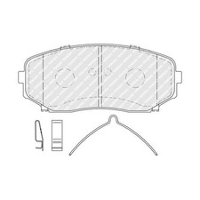 Satz Bremsbeläge Bremsklötze vorne für Mitsubishi Outlander 3 GFW GGW | 24463