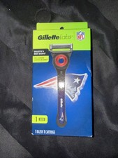 Gillette Labs NFL New England Patriots Razor🏈 Plus 1 Refill. Sealed New!