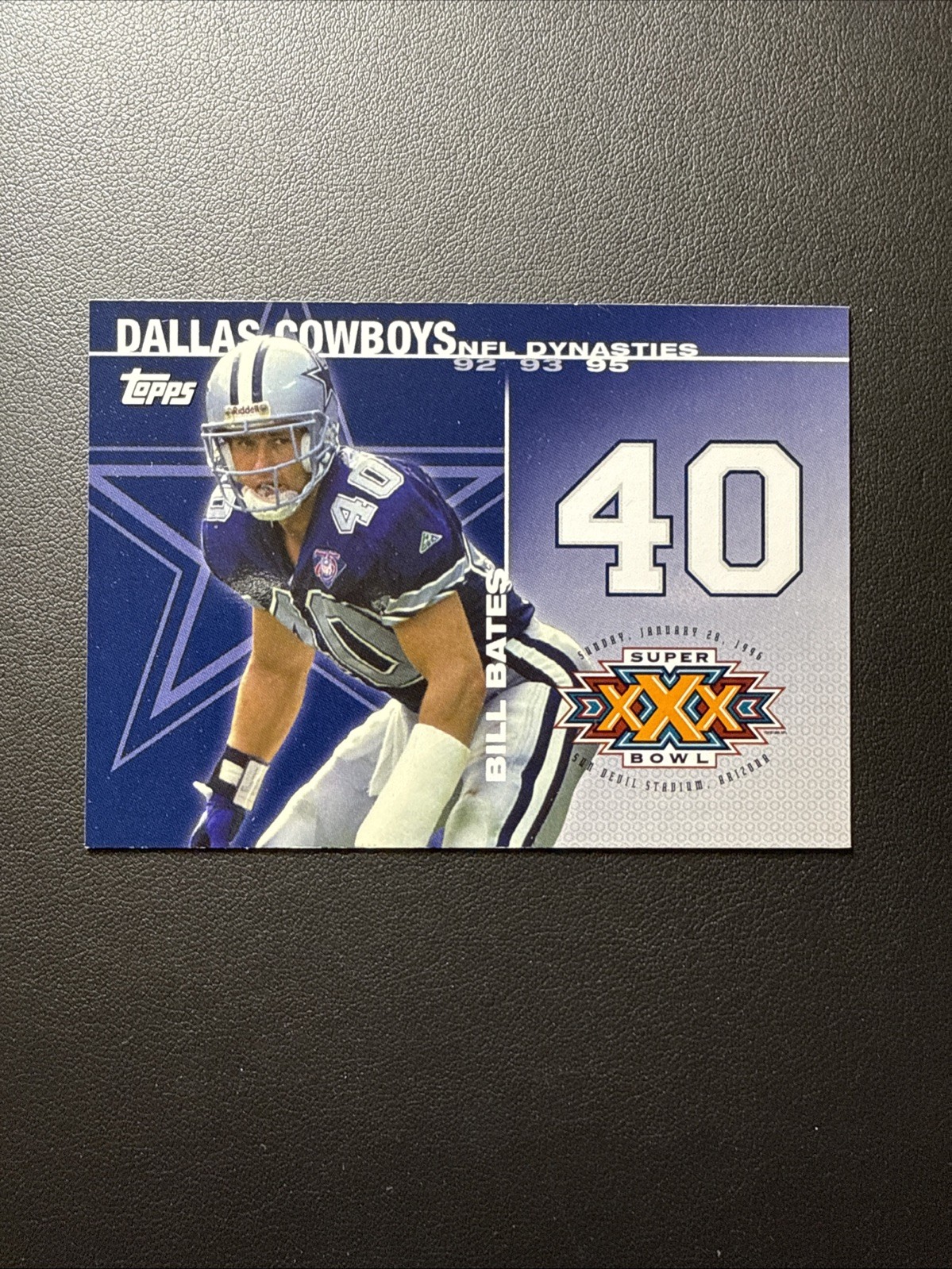 2008 Topps Football NFL Dynasties Tribute Bill Bates #DYN-BB NM-Mint