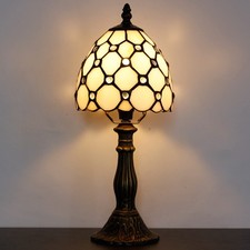 Small Tiffany Lamp Stained Glass Mini Accent Table Lamp Desk Memory Lamp Symp...