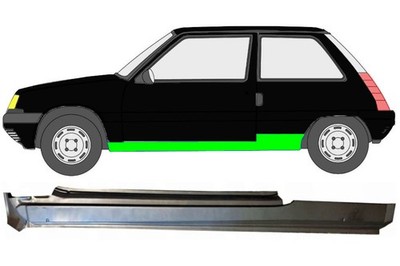 Schweller für Renault 5 3 Türer 1984   1996 links